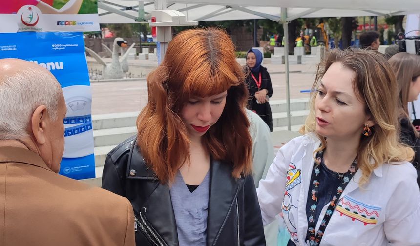 Ankara'da vücut kitle indeksi ölçümü başladı!