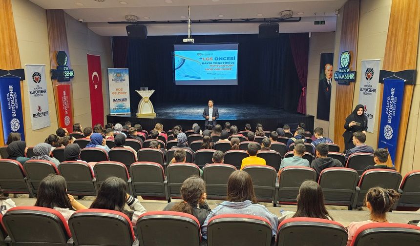Malatya’da öğrencilere kaygı eğitimi verildi