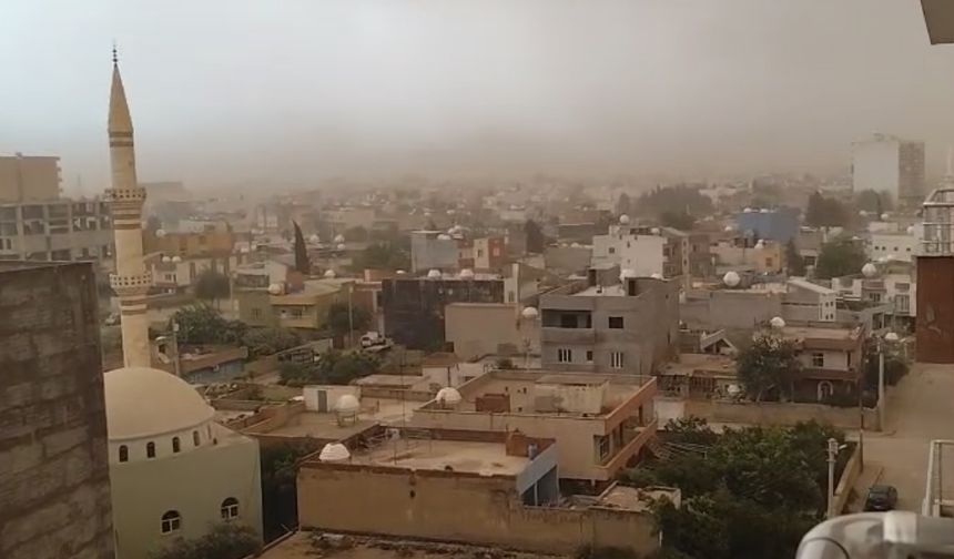 Mardin’de toz taşınımı etkili oldu!