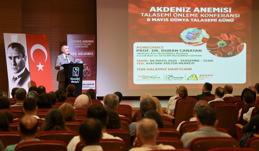 Manavgat’ta talesemi konferansı yoğun ilgi gördü