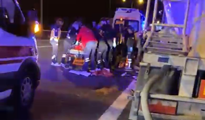 TEM Otoyolu’nda feci kaza: 2 kişi ağır yaralandı
