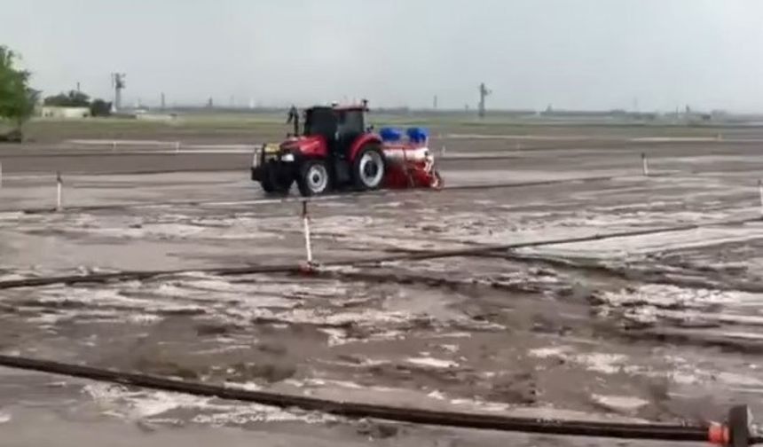 Kayseri Yeşilhisar’da dolu felaketi: Ekili araziler su altında kaldı!
