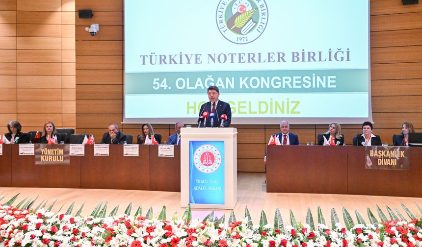 Adalet Bakanı: 23 yılda noterlik sayısını yüzde 94 artırdık