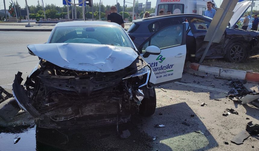 Karaman’da trafik kazası: 1 yaralı
