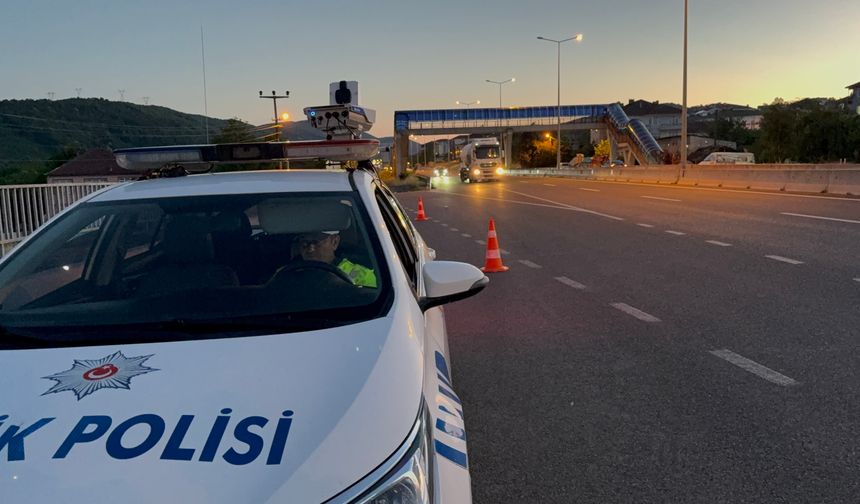 Düzce'de trafik denetiminde rekor ceza!
