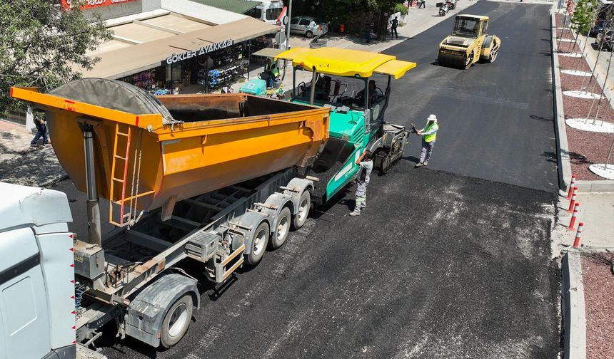 Etimesgut’ta 2052. Cadde yenilendi