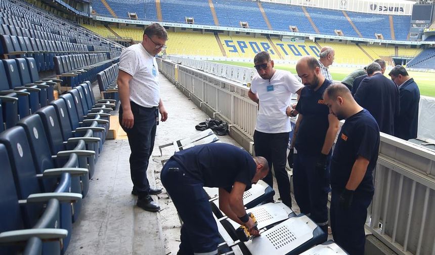 Ülker stadında yenileme ve tadilat çalışmaları başladı!