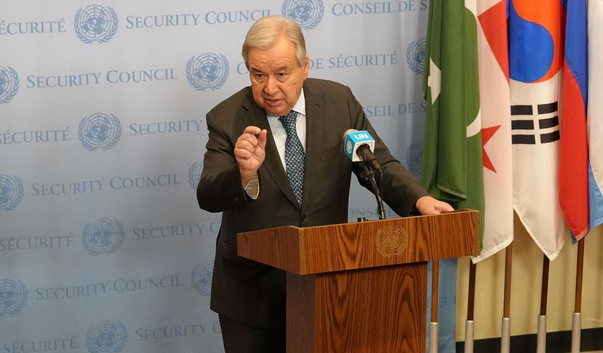 Guterres: İsrail ihlalleri BM Güvenlik Konseyi’ne taşınacak