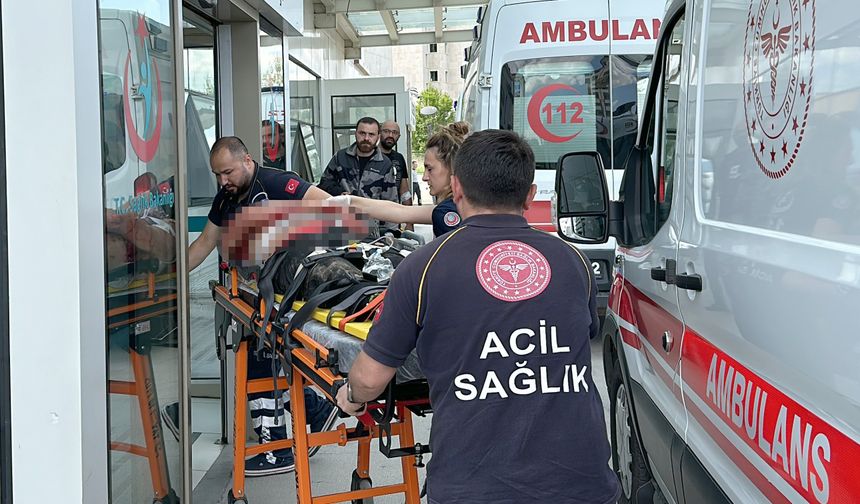 Arkadaşını bıçaklayıp balkondan aşağıya attı!