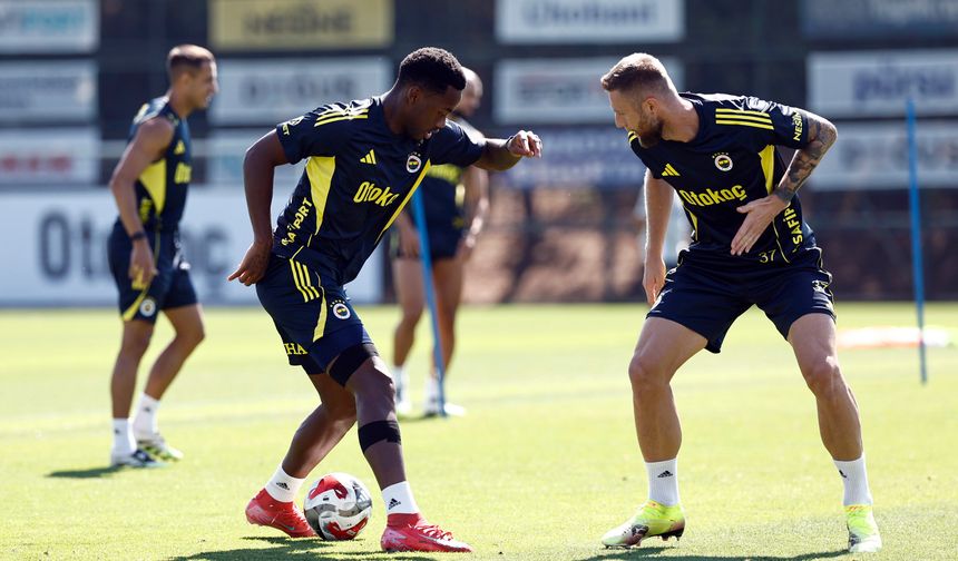 Fenerbahçe, Feyenoord maçı hazırlıklarına devam ediyor