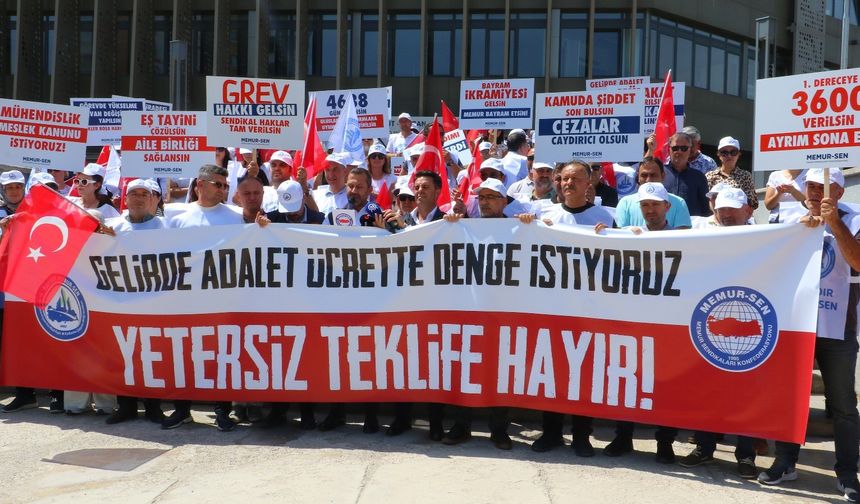 Memur-Sen'den, toplu sözleşme teklifine karşı eylem