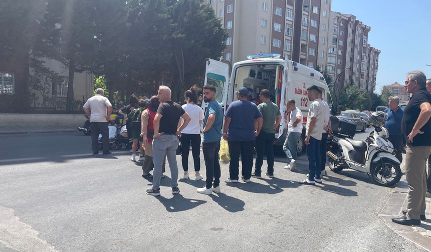 Yaya geçidinde kaza: 13 yaşındaki çocuk yaralandı