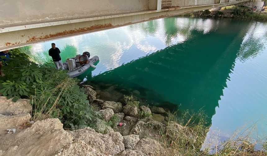 Manavgat ırmağında erkek bedeni bulundu