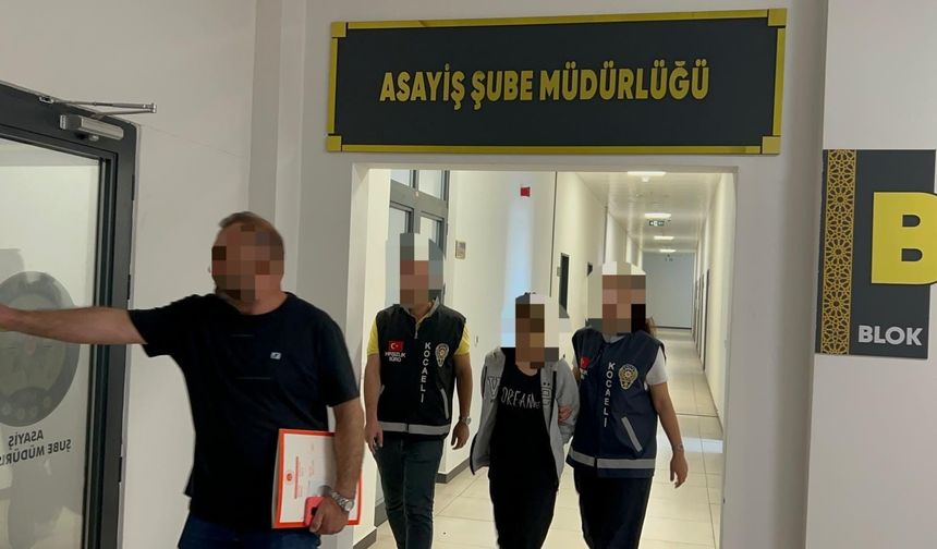 Darıca’da 84 suç kaydı bulunan kadın tutuklandı