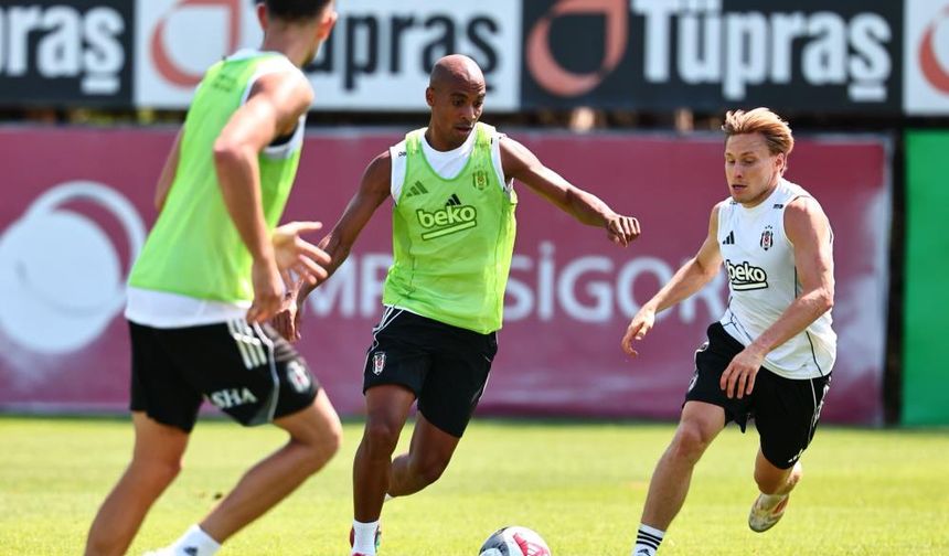 Beşiktaş, St. Patrick maçı hazırlıklarını sürdürdü!