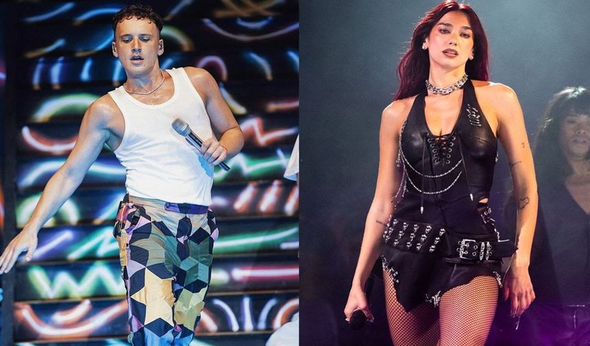 Edis ve Dua Lipa Sunny Hill Festivali'nde yan yana geldi!