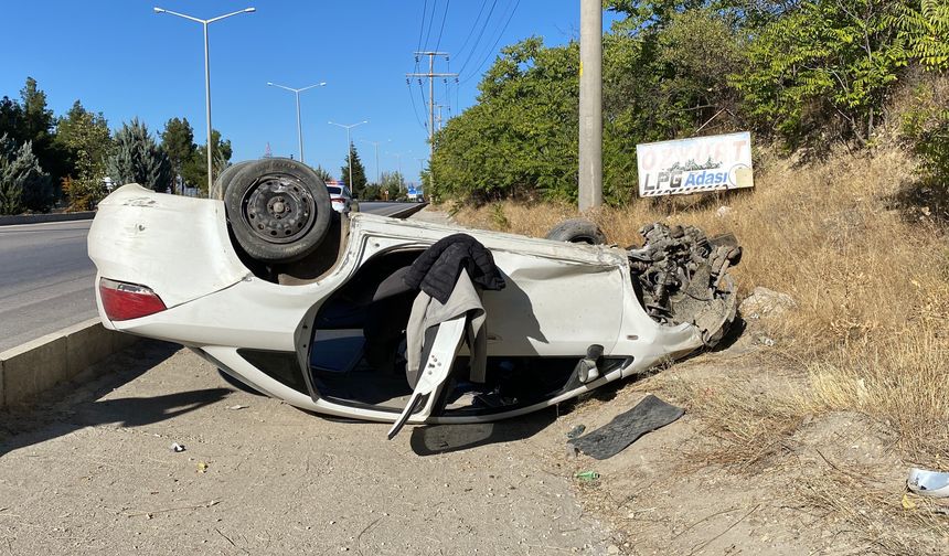 Burdur'da trafik kazası: 1 yaralı
