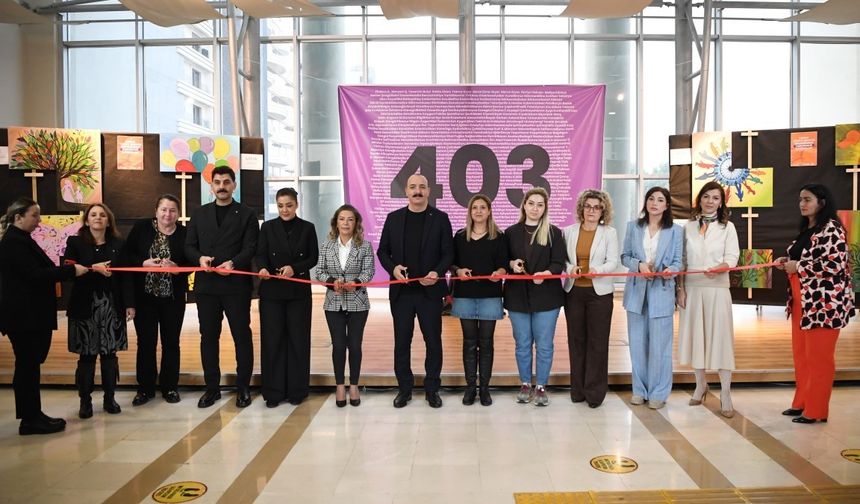 Konyaaltı’nda 25 Kasım’a özel şiddete karşı sergi