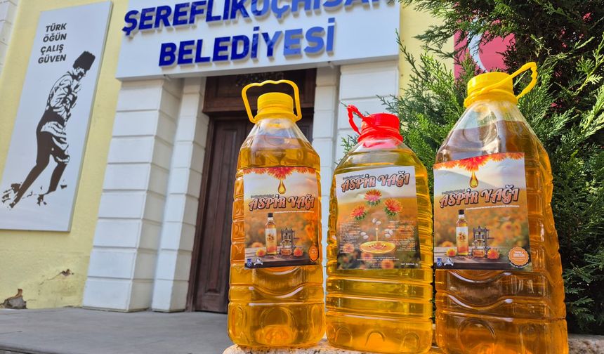 Şereflikoçhisar’da Aspir yağı üretimi başladı