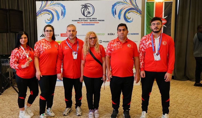 Çankaya Görme Engelliler Halter Şampiyonasında zirvede