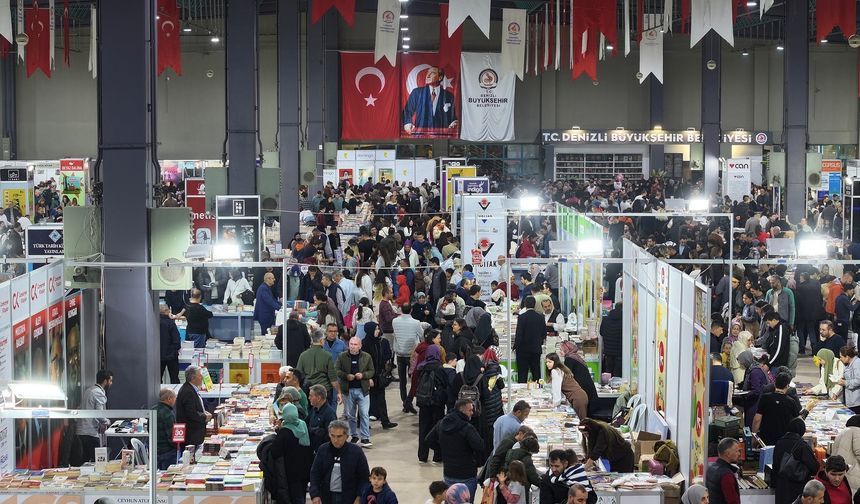 Denizli Kitap Fuarı kültür şöleniyle sona erdi