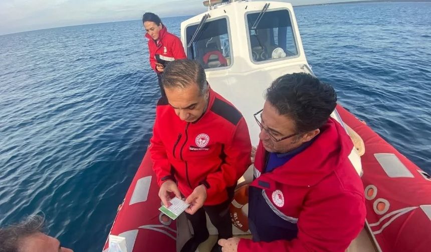 Didim’de su ürünleri kontrolleri sahada yapıldı