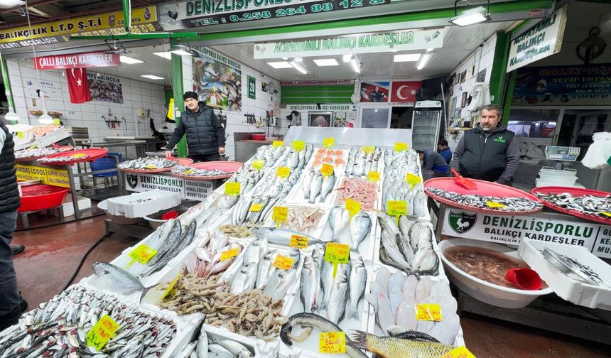 Denizli esnafı: Kış gecikti, balığın tadı kaçtı
