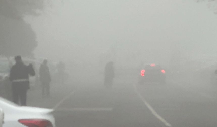 Diyarbakır’da yoğun sis: Görüş mesafesi düştü