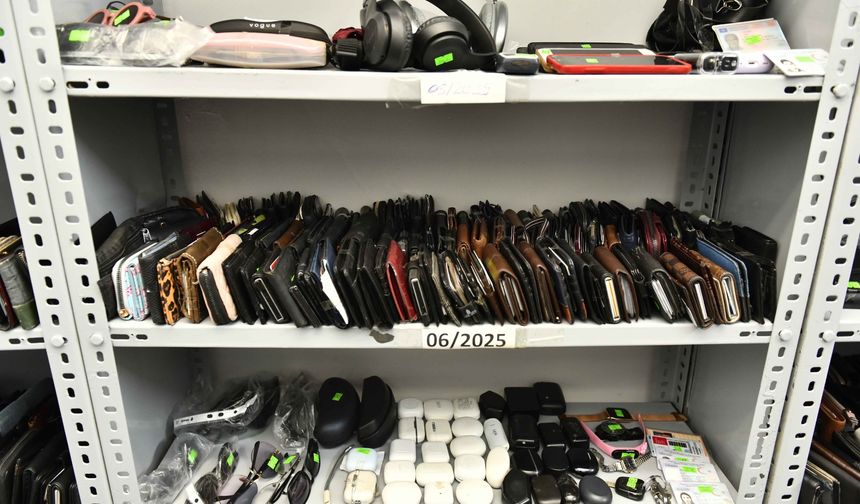 EGO’da unutulan eşyalar sahiplerini bekliyor