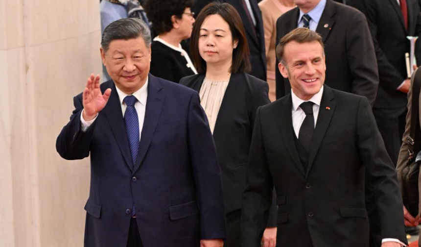 Macron: Çin ile dengeli ve güven veren ekonomik düzen kurmalıyız