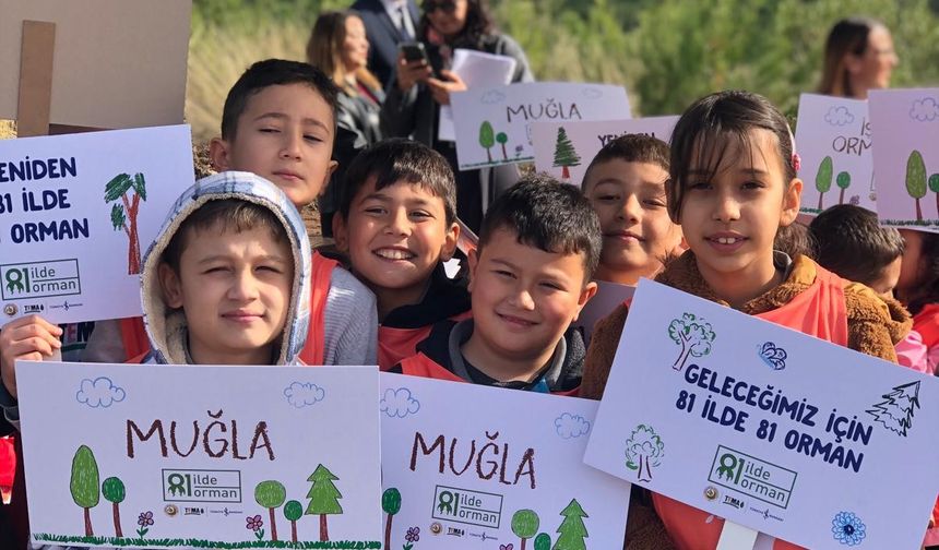 Muğla’da 20 bin fidan toprakla buluşuyor