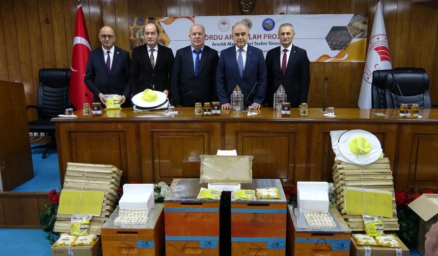 ‘Ordu Arısı Islah Projesi’ kapsamında arıcılara büyük destek