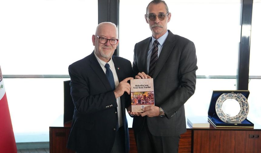 Başkan Beşikcioğlu, Meksika Büyükelçisi'ni ziyaret etti