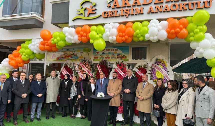 Akademik Gelişim Anaokulu Karapürçek’te hizmete açıldı