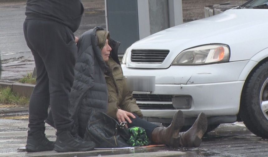 Altındağ’da yaya geçidinde kaza