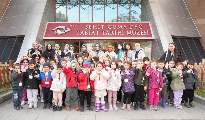 Keçiörenli minikler tabiat tarihiyle buluştu