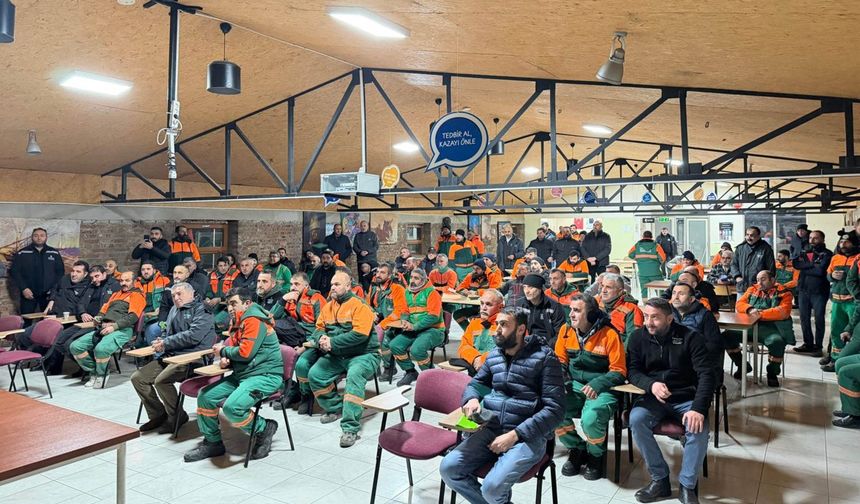 Çankaya’da temizlik emekçilerine yeni yıl ziyareti
