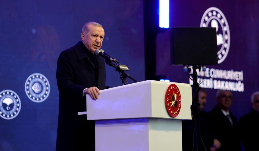 Cumhurbaşkanı Erdoğan: Biz eserlerimizle konuşuyoruz, rakamlar ortada