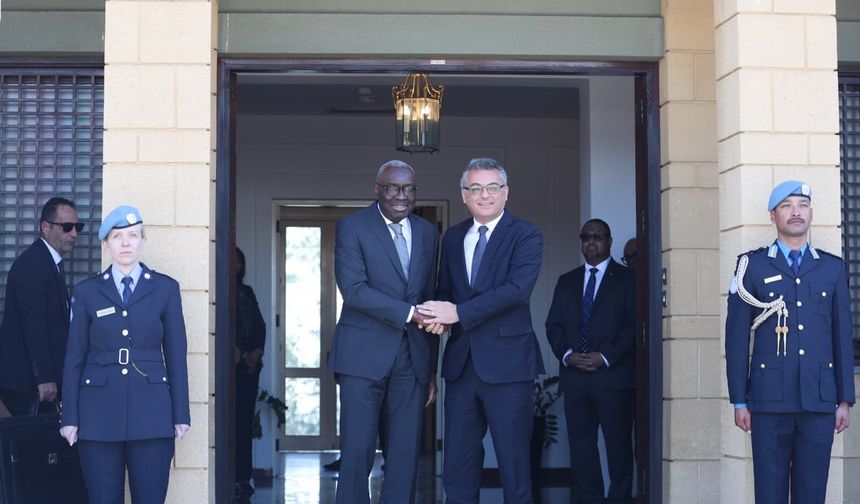 Lefkoşa'da kritik görüşme: İki lider ilk kez baş başa