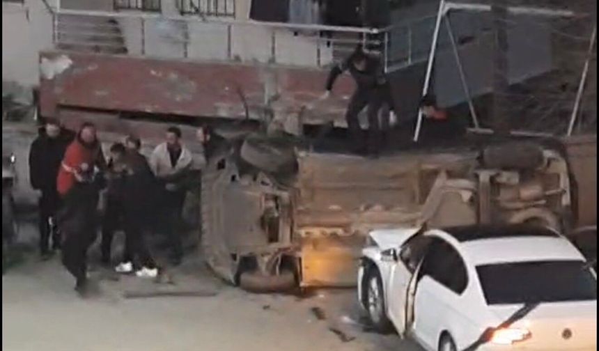 Adıyaman’da iki otomobil çarpıştı: 3 yaralı