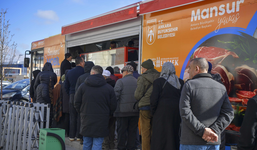 Başkent Market’te Ramazan bereketi: 26 ton yerli et satıldı
