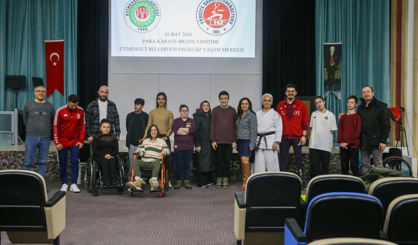 Etimesgut’ta para-karate branşı tanıtıldı