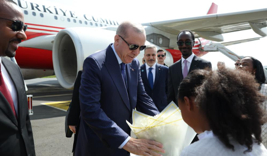 Cumhurbaşkanı Erdoğan resmi ziyaret için Etiyopya’da