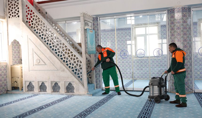 Çankaya’da İbadethaneler Ramazan’a hazırlandı