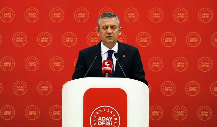 CHP lideri Özel: Bölgeyi savaşa sürükleyenlere karşıyız