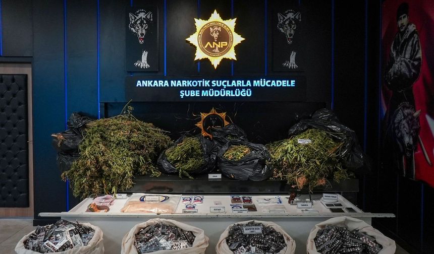 Ankara'da yasaklı madde operasyonu: 105 gözaltı