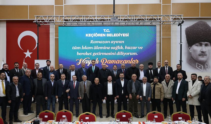 Keçiören’de Çubuk, Kalecik ve Akyurtlularla iftar buluşması