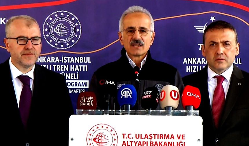 Bakan Uraloğlu: Yüksek hızlı trenle 110 milyon yolcu taşındı