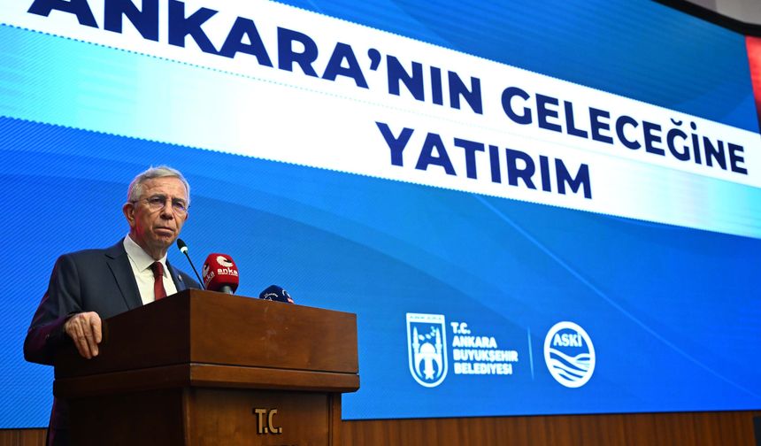 Ankara’da 1,1 milyar dolarlık ASKİ yatırımı
