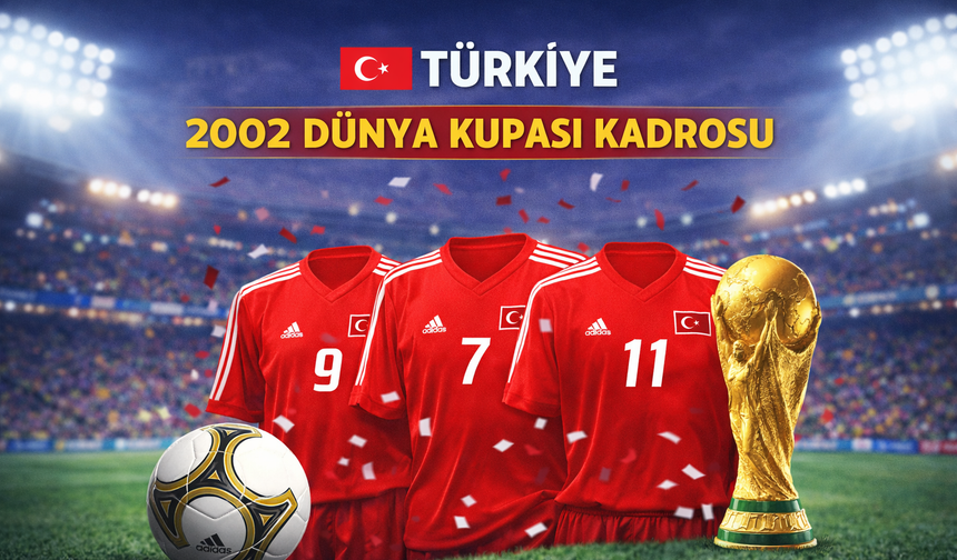 Türkiye 2002 Dünya Kupası Kadrosu: Dünya Üçüncülüğü Kadrosu